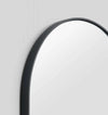 Middle of Nowhere Bjorn large oval black mirror with minimalist design for hallway or bedroom decor