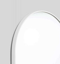 Middle of Nowhere Mirrors Middle of Nowhere Bjorn Oval Large Mirror - Bright White