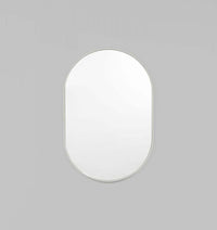 Middle of Nowhere Mirrors Dove Middle of Nowhere Bjorn Oval Mirror - Dove