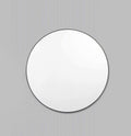 Middle of Nowhere Bjorn Round Mirror - Black, Various Sizes