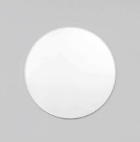 Middle of Nowhere Mirrors Middle of Nowhere Bjorn Round Mirror - Bright White, Various Sizes
