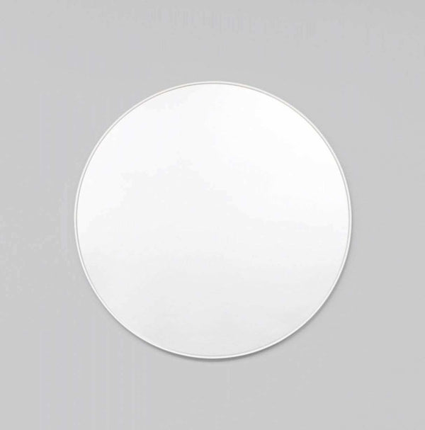 Middle of Nowhere Bjorn Round Mirror, Bright White | Norsu Interiors