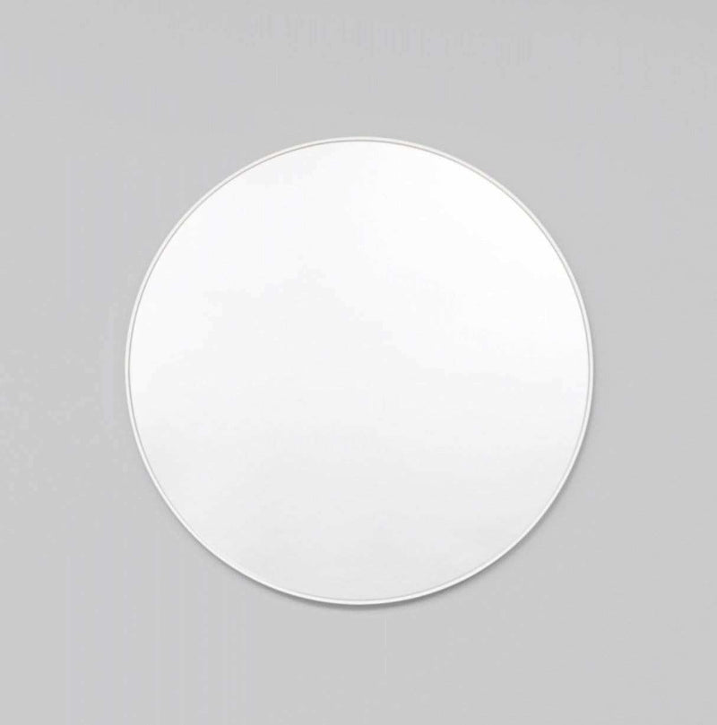 Middle of Nowhere Mirrors Middle of Nowhere Bjorn Round Mirror - Bright White, Various Sizes