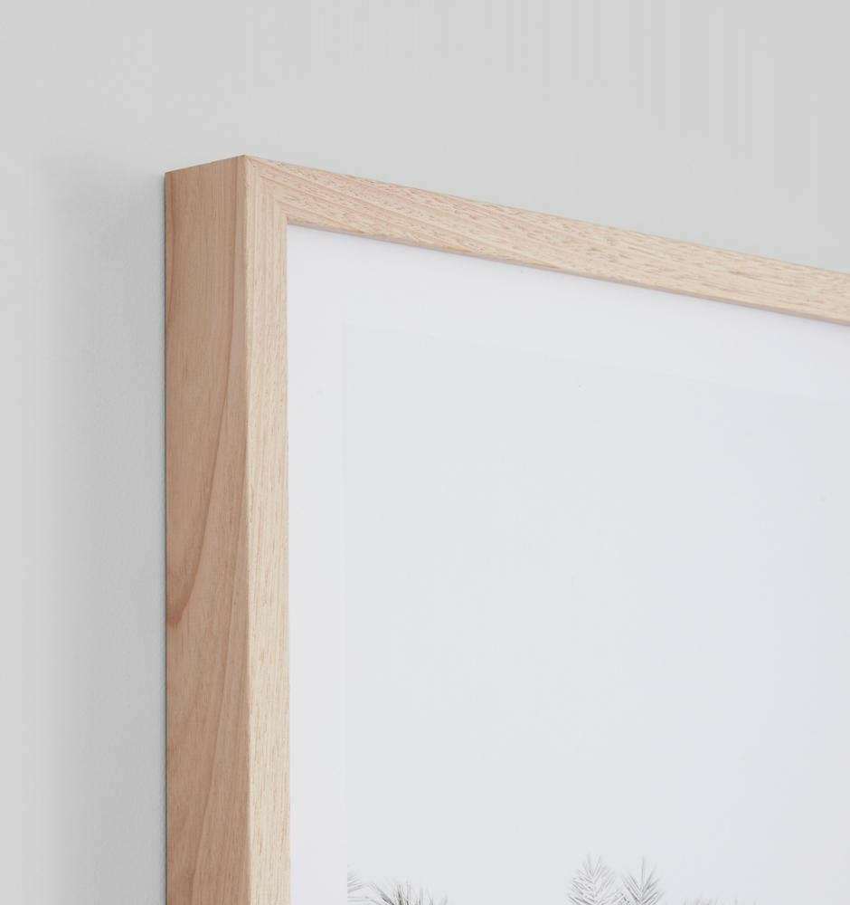 Framed oak photographic print titled Middle of Nowhere California Vista with glass cover