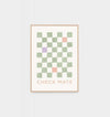Middle of Nowhere Prints Middle of Nowhere 'Check Mate' Print, Pistachio (7118012514492)