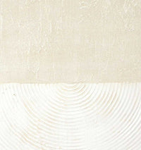 Middle of Nowhere Middle of Nowhere - Curve White 2 Framed Painting