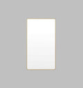Middle of Nowhere Flynn Curve Leaner Mirror - Brass