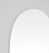 Middle of Nowhere Miller White Mirror 90x110cm with sleek minimalist design for hallways and bedrooms