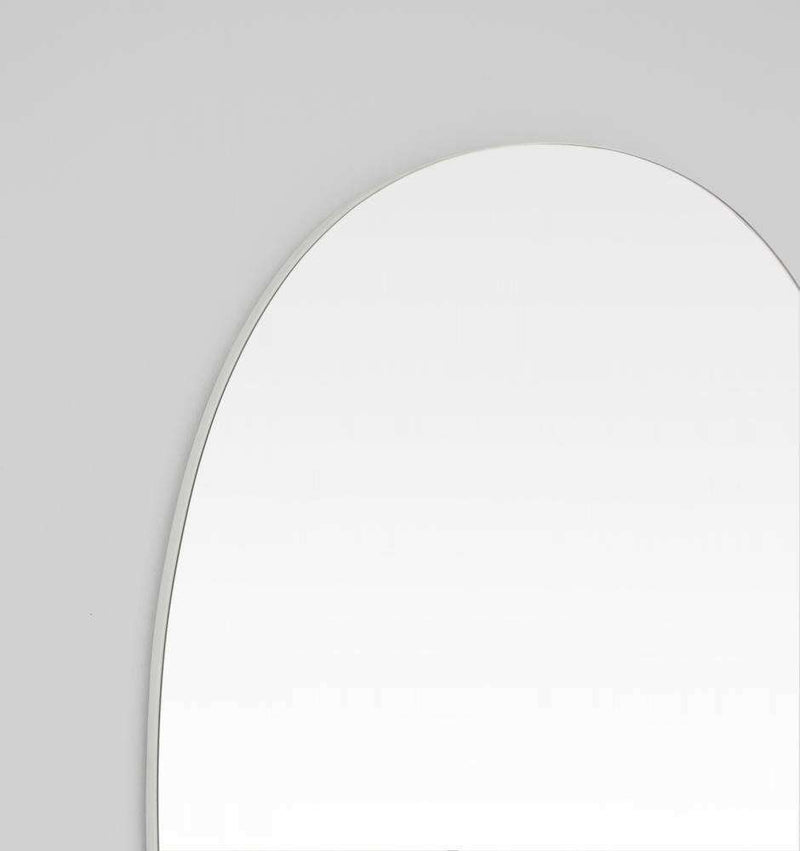 Middle of Nowhere Miller White Mirror 90x110cm with sleek minimalist design for hallways and bedrooms