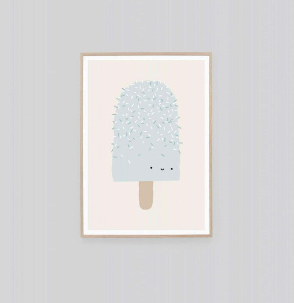 Popsicle Pal Bubblegum 1 — framed art print by Middle of Nowhere | Norsu Interiors