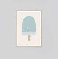 Middle of Nowhere Prints Middle of Nowhere Popsicle Pal Bubblegum 2 Framed Print