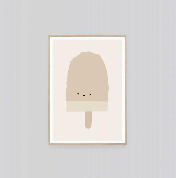 Popsicle Pal Vanilla 2 — framed art print by Middle of Nowhere | Norsu Interiors