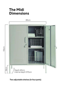 Mustard Made Lockers Mustard Made Locker - The Midi Sage (4760749244500)