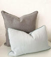 norsu interiors Cushions norsuHOME Cushion, Lindeman Steel with Charcoal Piping (4753550213204)