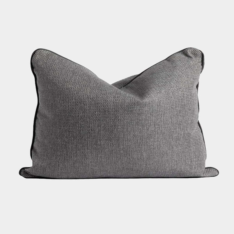 norsu interiors Cushions norsuHOME Cushion, Lindeman Steel with Charcoal Piping (4753550213204)