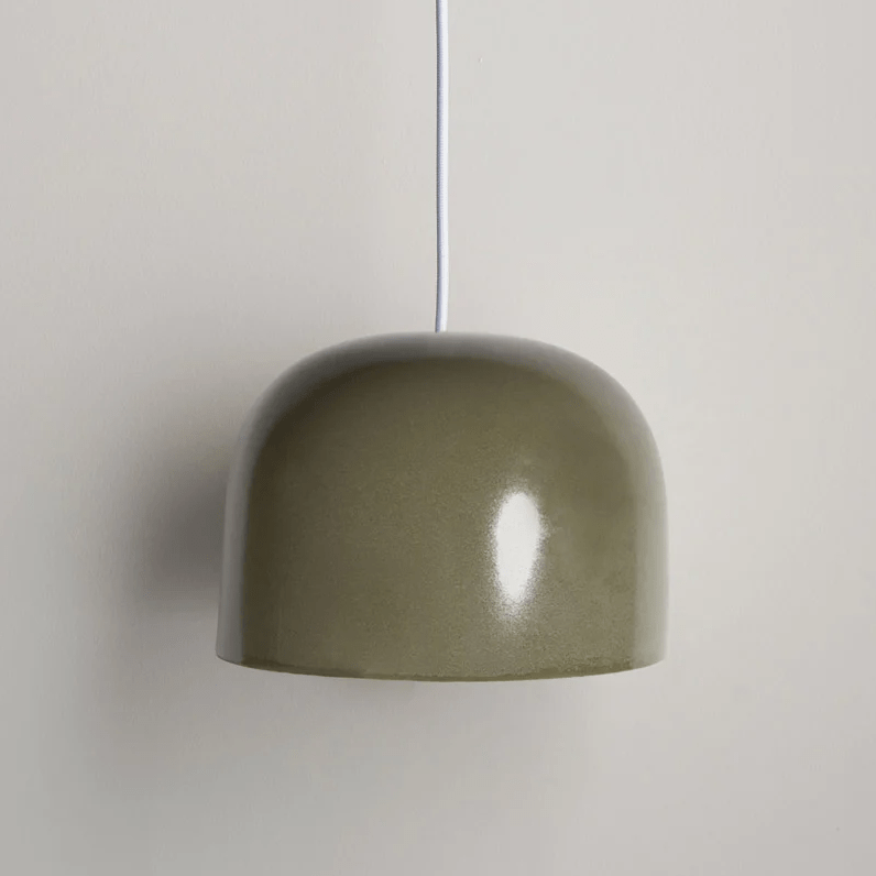 Robert Gordon Interiors Pendants Robert Gordon Bell Light - Olive, Various Sizes (7847480426745)