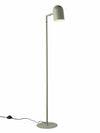 Pia Floor Lamp in sage green with architectural design and adjustable head for bedroom or office lighting