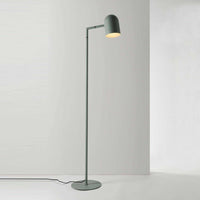Pia Floor Lamp in sage green with minimalist architectural design and adjustable head