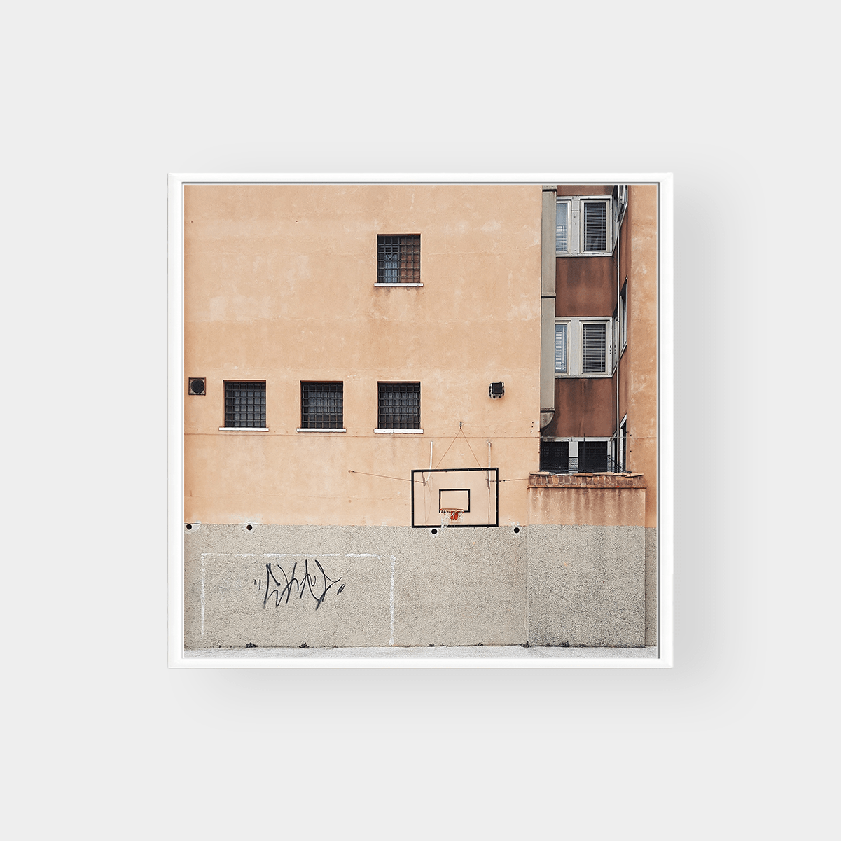 norsu interiors Prints Basketball Playground Print - Various sizes (7670982639865)