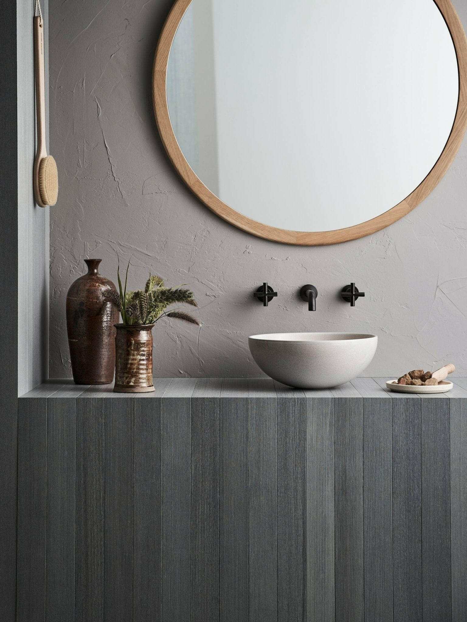 Robert Gordon Interiors Basins Robert Gordon Clay 340 Dish Hand Basin - Coast (7517831594233)