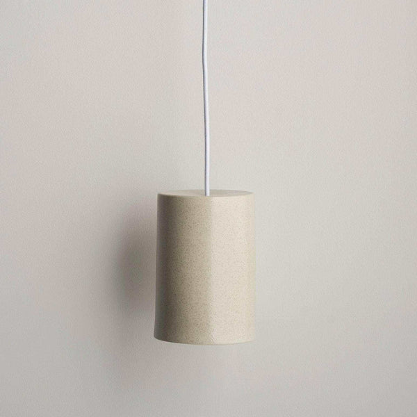 Robert Gordon Cylinder pendant light, poppyseed | Norsu Interiors