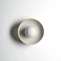 Robert Gordon Dish Wall Sconce, Stone