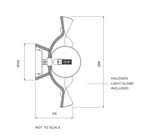 Robert Gordon Interiors Pendants Robert Gordon Pearl Wall Sconce, Bone (7564873564409)