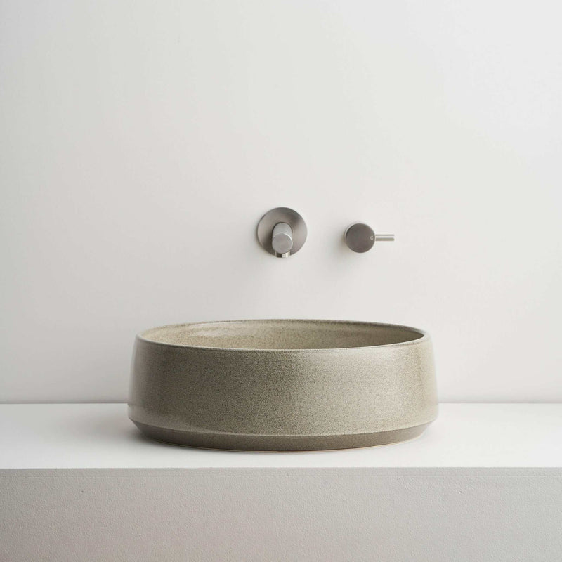Robert Gordon Interiors Basins Robert Gordon Kiln 360 Round Hand Basin - Saltbush (7517844373753)