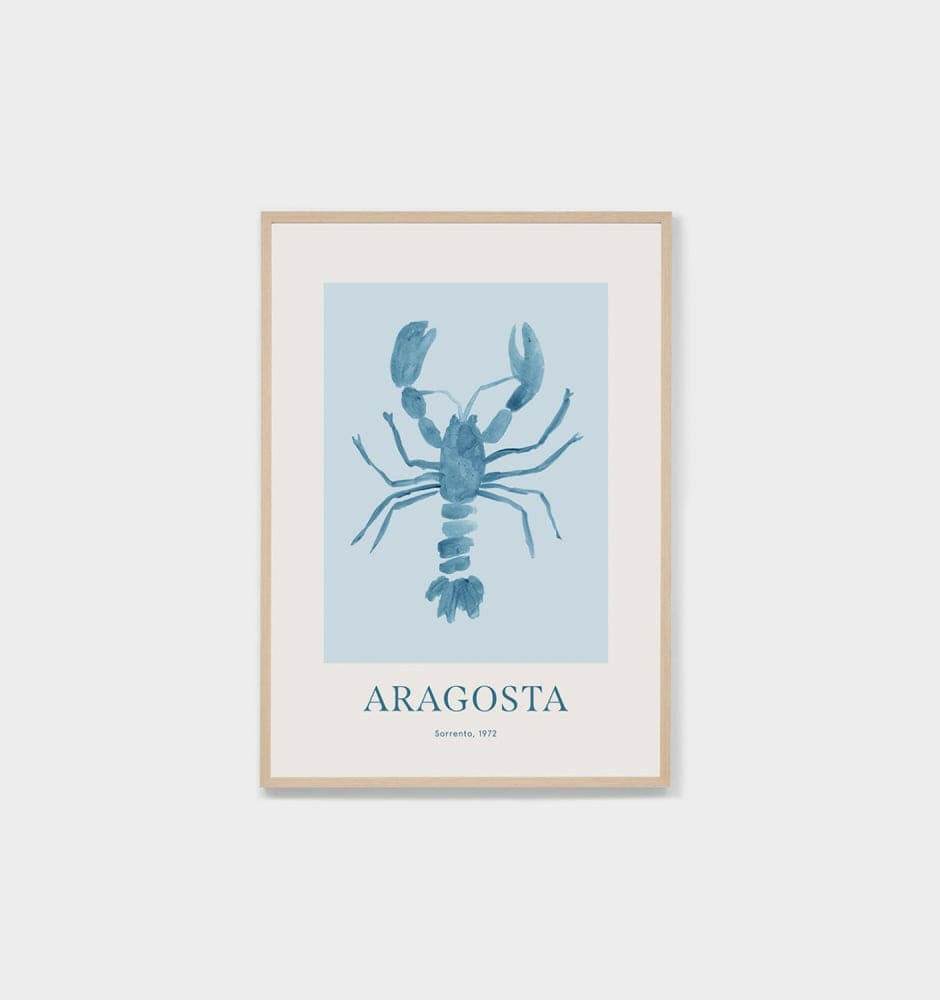 Middle of Nowhere Prints Middle of Nowhere 'Sea Creature Blue 1' Print