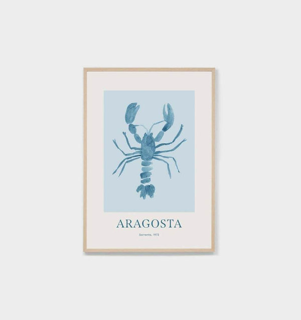Sea Creature Blue 1 — art print by Middle of Nowhere | Norsu Interiors