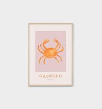 Middle of Nowhere Prints Middle of Nowhere 'Sea Creature Orange 2' Print