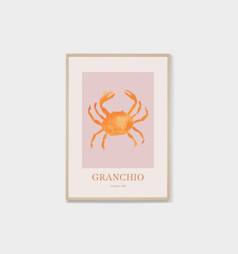 Middle of Nowhere Prints Middle of Nowhere 'Sea Creature Orange 2' Print