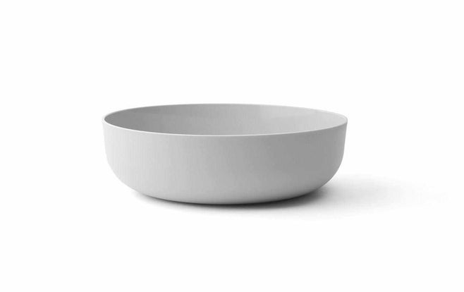 Smoke-colored Styleware nesting bowl from the Nesting Bowls Collection, lightweight and snap-tight design.
