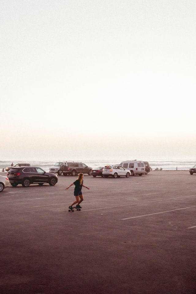 norsu interiors Prints Sunset Skating Print - Various sizes (7688316354809)