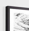 Black framed Middle of Nowhere Tropical Dive photographic print with glass, modern wall art from Melbourne