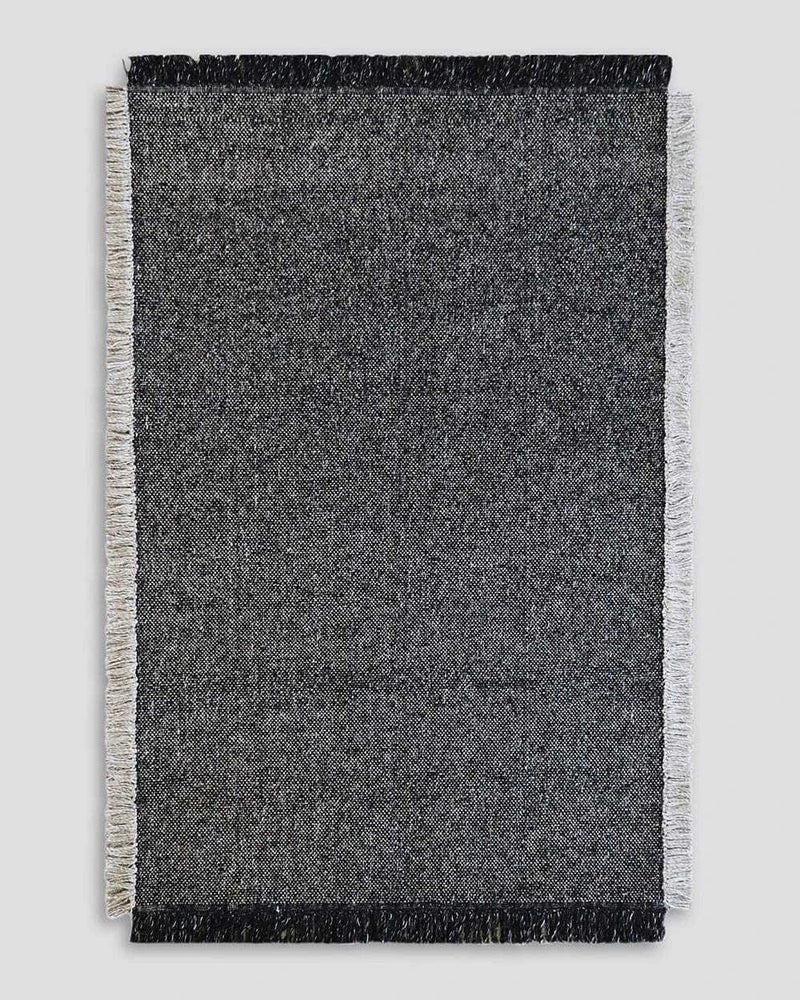 Baya Rugs Baya Ulster Floor Rug - Black/Natural (7894454403321)