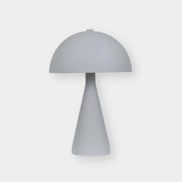 GlobeWest Easton Dome Table Lamp, Grey | Norsu Interiors