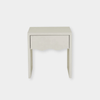 Globe West Bedside Tables Globe West Artie Wave Bedside, Bone (7838055792889)