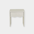 GlobeWest Artie Wave Bedside - Bone
