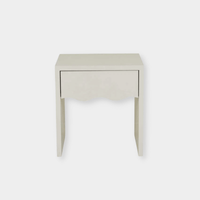 Globe West Bedside Tables Globe West Artie Wave Bedside, Bone (7838055792889)