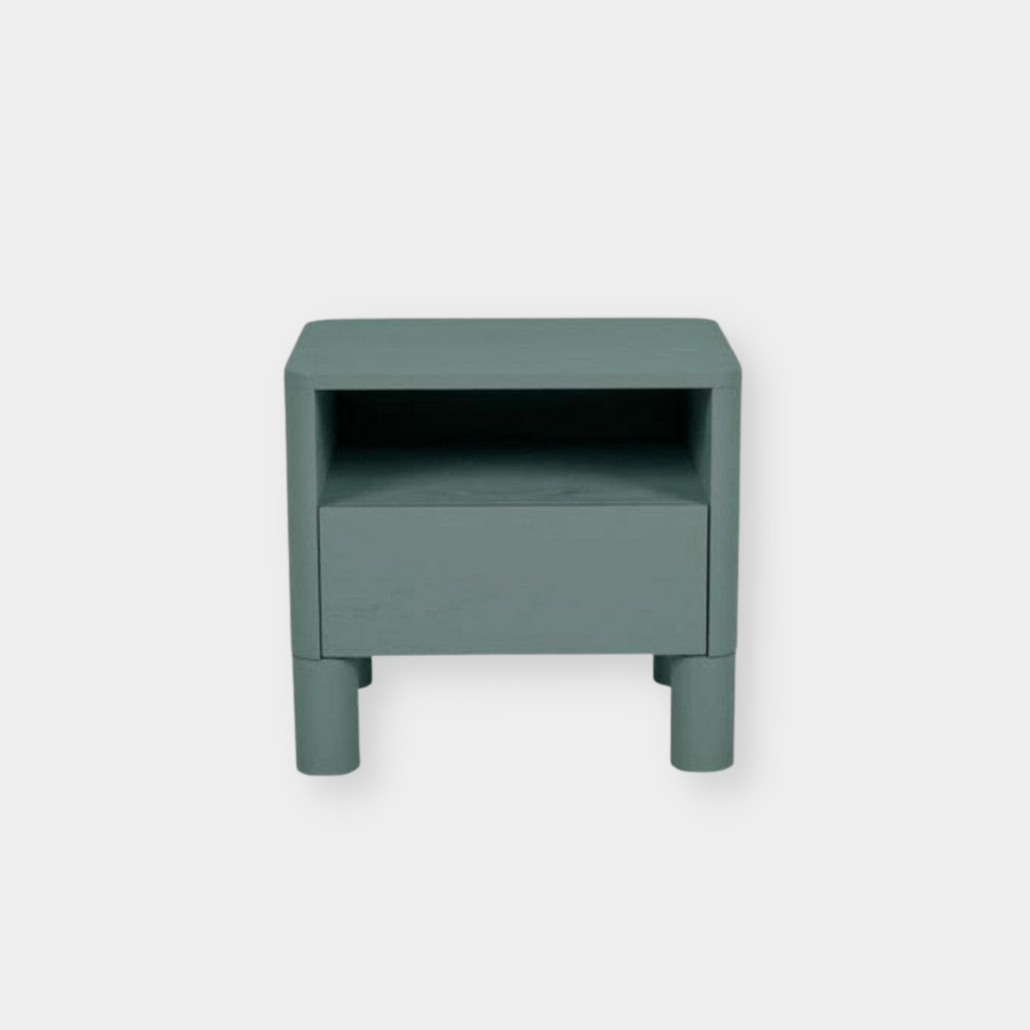 Globe West Bedside Tables Globe West Artie Open Bedside, Eucalyptus (7585567015161)