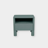 Globe West Bedside Tables Globe West Artie Open Bedside, Eucalyptus (7585567015161)