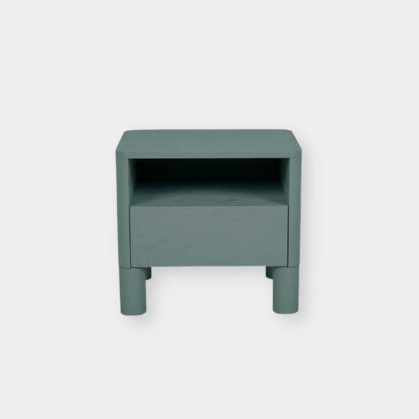 GlobeWest Artie Open Bedside, Eucalyptus | Norsu Interiors