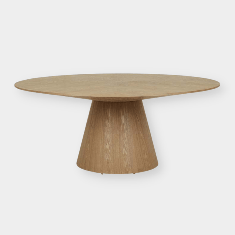 Globe West Dining Tables Globe West Classique Round Dining Table, Natural Ash (7903626789113)