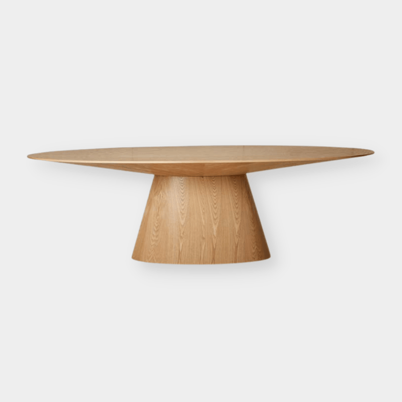 Globe West Dining Tables Globe West Classique Oval Dining Table, Natural Ash (7903645106425)